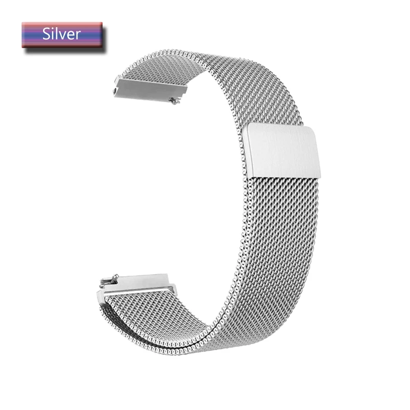 magnetic Silver Металлический Ремешок Для huawei watch gt 2 Ремешок Браслет для huawei honor магический ремешок из нержавеющей стали браслет часы GT ремень - Цвет: magnetic Silver