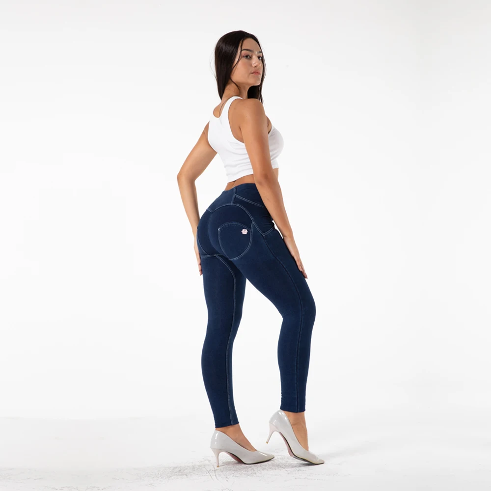 Shascullfites Melody Bum Lift Shaping Jeans Push Up Jeans Women Royal Wolf Butt Lifting Gym Jeans with Gift Box Package