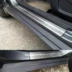 Накладка на порог из нержавеющей стали для Nissan X-Trail X Trail Xtrail T32 2014-2020, аксессуары для стайлинга автомобиля