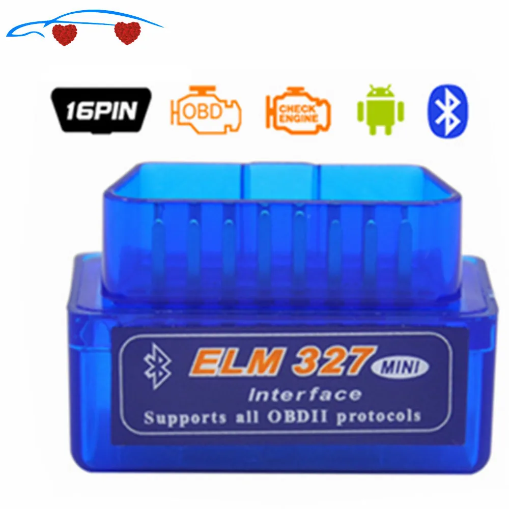 Автомобильный стиль горячий Супер Мини OBD Bluetooth V2.1 ELM 327 OBD2 диагностический