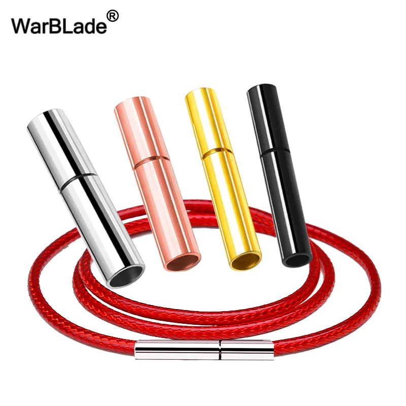 Фурнитура для ювелирных изделий трубка с застежкой из нержавеющей стали