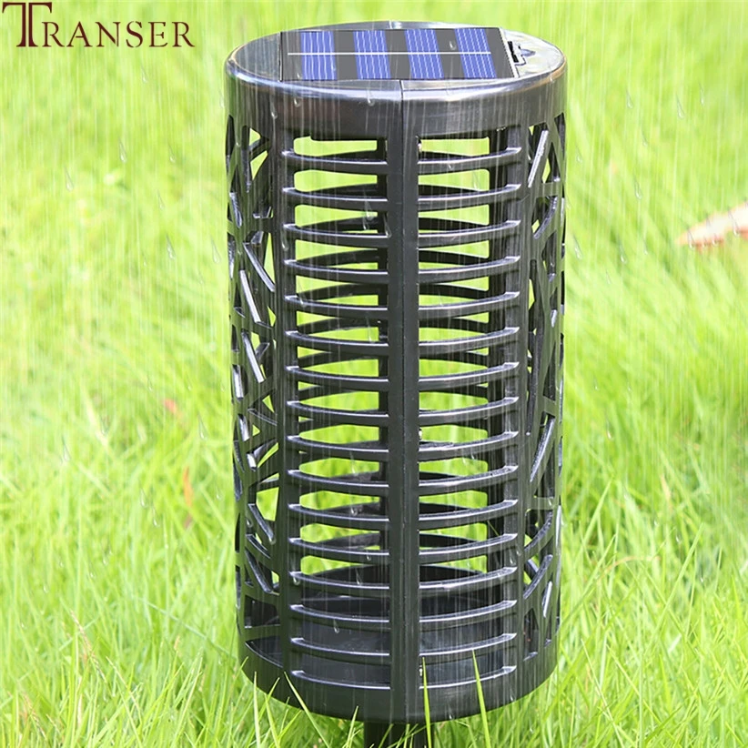 Transer 1 шт. 7 видов цветов режим солнечный светильник s светодиодный полый фонарь
