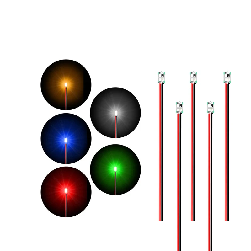 

3V 12V 0805 Twinkling Flashing Led SMD Lamp Models Train Pre-soldered Micro Wire For Toys Lighting