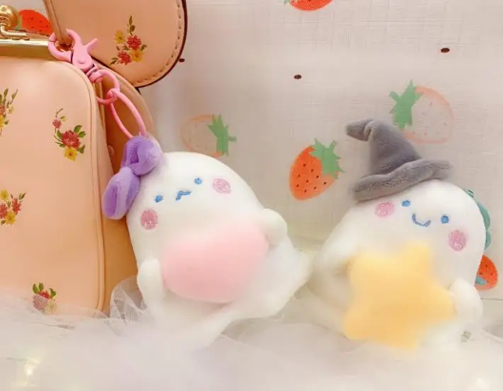 

1 Pc Creative Pretty Cartoon Little ghost plush toys cute Stuffed Plush Pendant doll plush toys gift