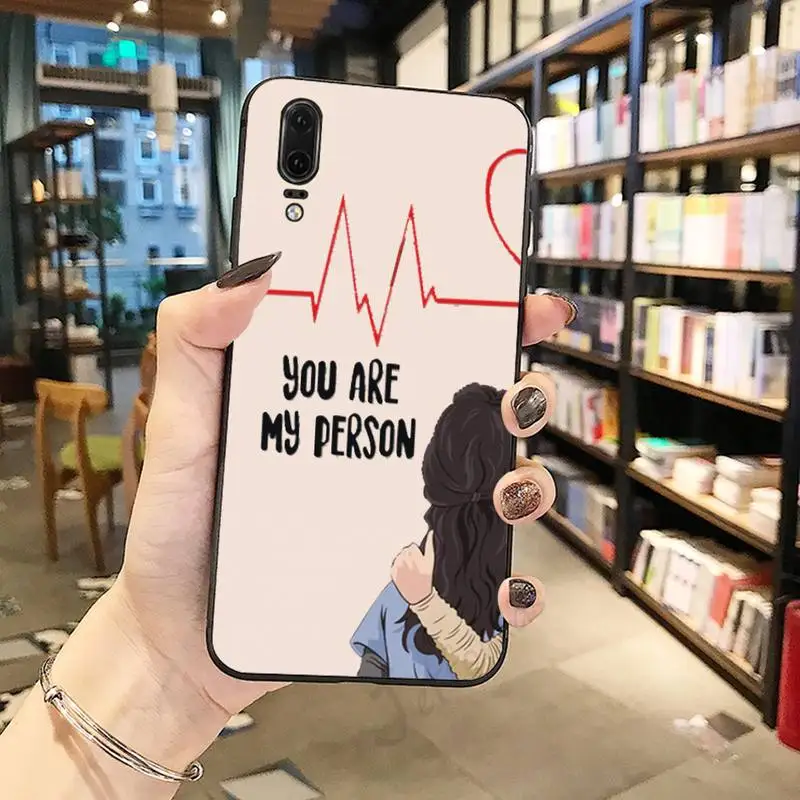 

Greys Anatomy You're My Person Phone Case For Huawei honor Mate P 10 20 30 40 Pro 10i 9 10 20 8 x Lite