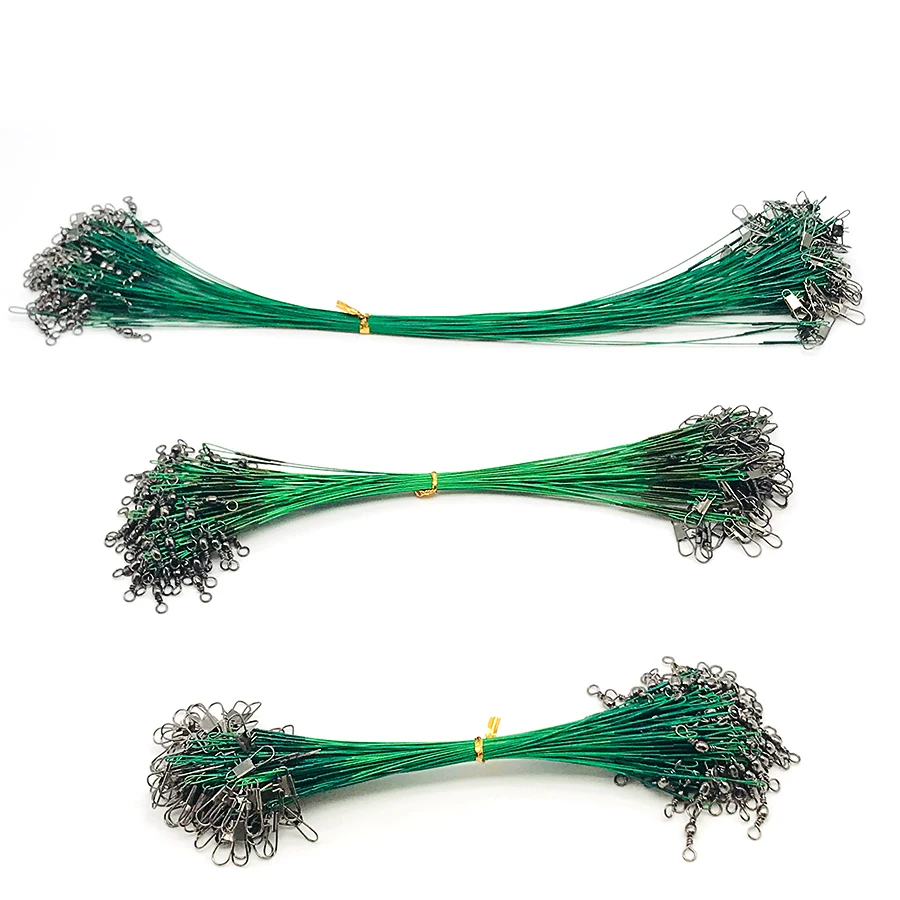 20 шт. рыболовные поводки из стальной проволоки с поводком|Рыболовные лески| |