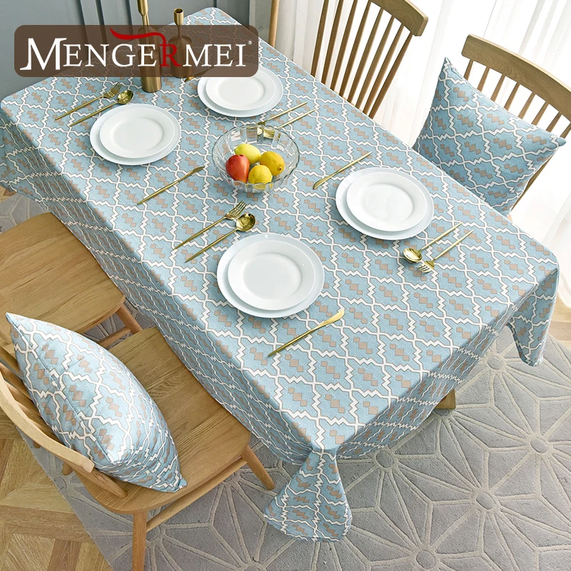 Простая Современная скатерть жиронепроницаемый водонепроницаемый декоративный