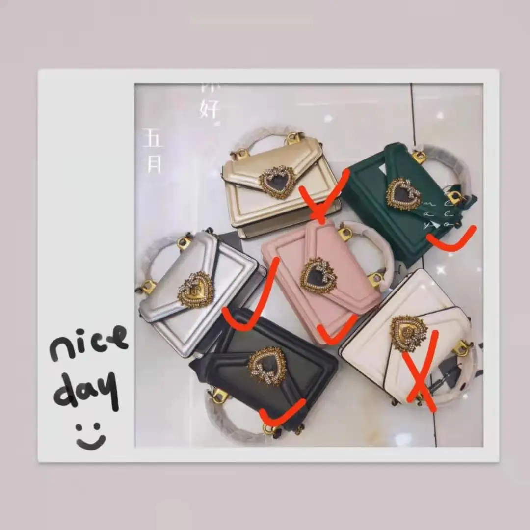 

High Quality Genuine Cow Leather Luxury Gold Heart Handbags Women Bags Famous Designer Shoulder Bag Crossbody Bag Lady Totes Bag