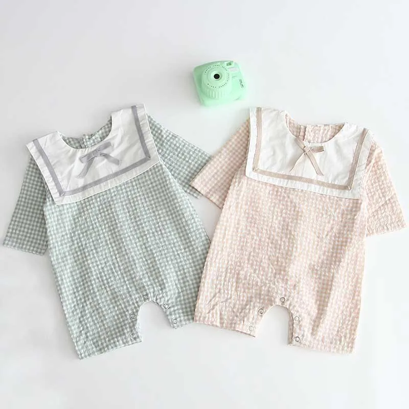 Комбинезоны для маленьких мальчиков и девочек летняя одежда малышей комбинезоны