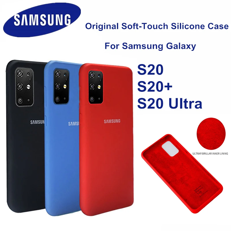 Чехол S20 Оригинальный Для Samsung Galaxy S20Ultra S20plus шелковистый силиконовый чехол