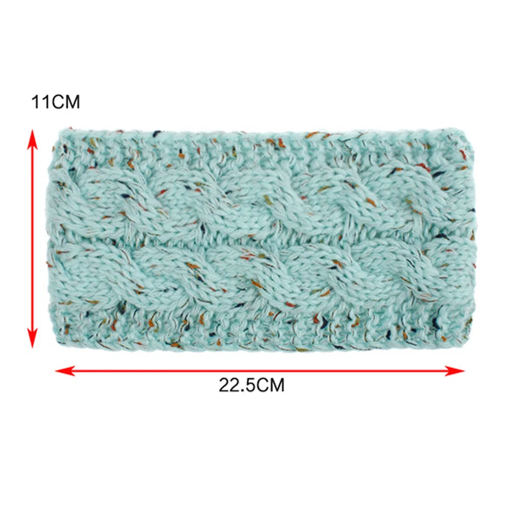 

8 Colors Women Ear Warmers Headbands Winter Warm Thicken Soft Knit Headband Fashion Women Styling Tool Hair Accessories