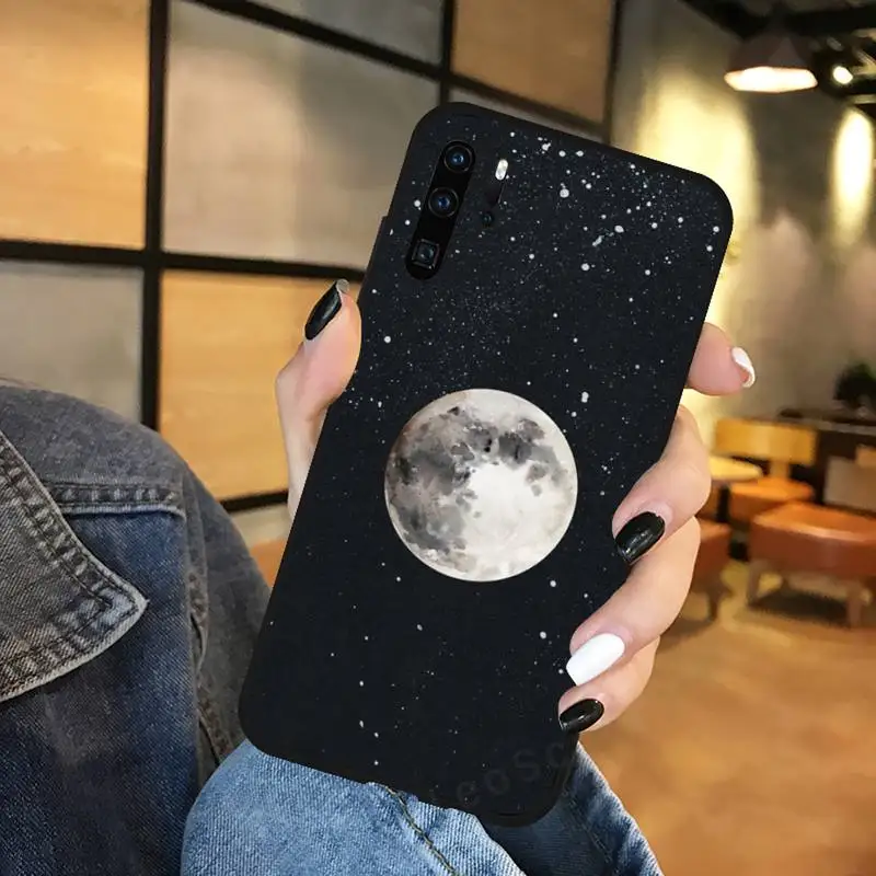 

Moonlight Moon phases Earth universe Phone Case For Huawei NOVA 2 2i 2s 3i 4 4e 5 plus P10 lite 20 P20 pro honor10