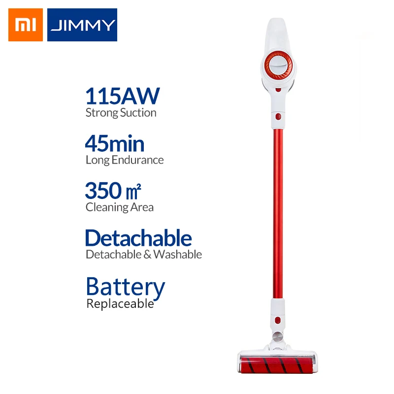 Xiaomi LEXY JIMMY JV51 беспроводной ручной пылесос для удаления клещей сильное всасывание низкий уровень шума ЕС