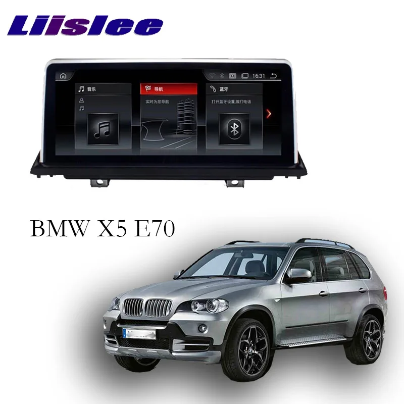 LiisLee Автомобильный мультимедийный плеер GPS аудио радио для BMW X5 E70 2006 ~ 2011 CCC системы