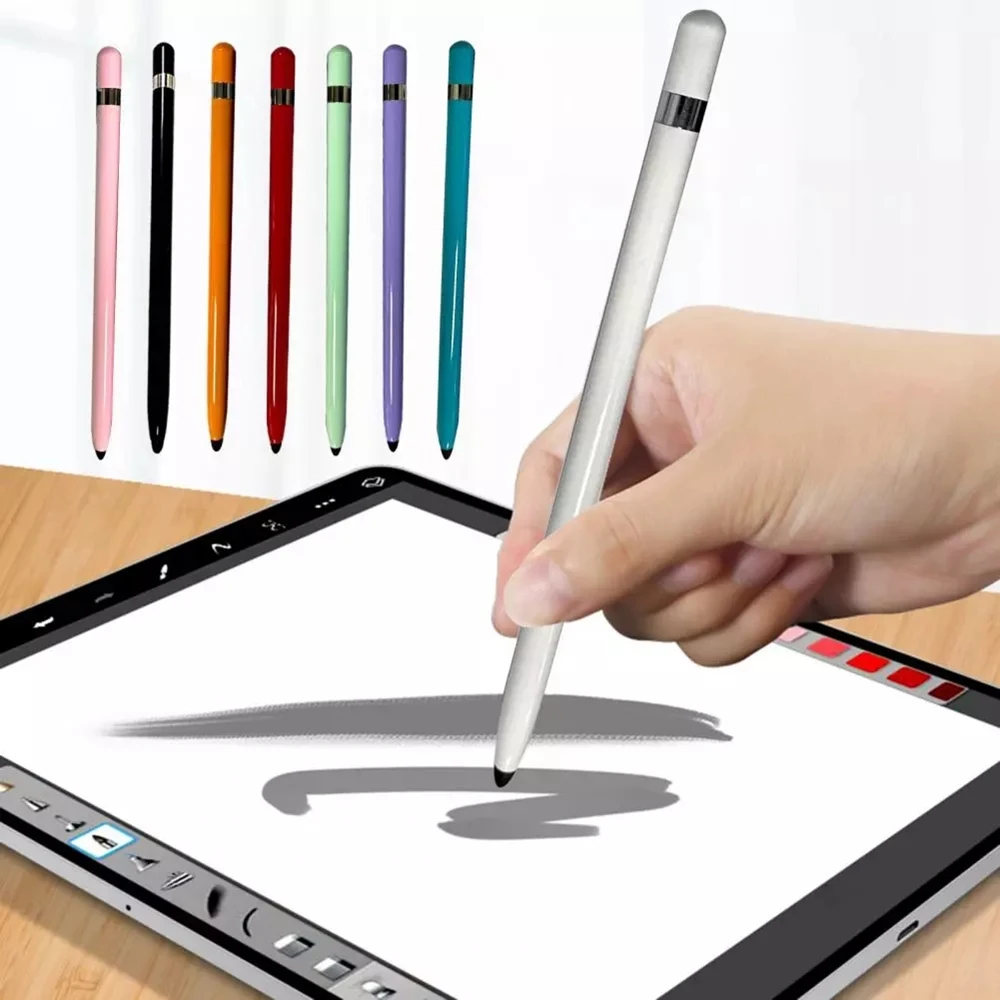 Dual Portable Tablet Smartphone Stylus Pen Replacement Soft Nib Writing Drawing Capacitive Touch Screen Pencil | Компьютеры и офис