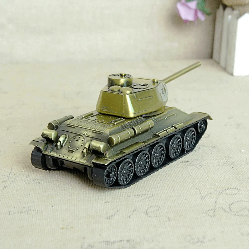 Ретро Военный танк, детские игрушки, украшения для дома, металлический танк, модель для фотосъемки, модель для гостиной, украшение из железа