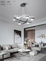 lamp in the living room light luxury chandelier creative simple nordic style restaurant post modern atmosphere internet