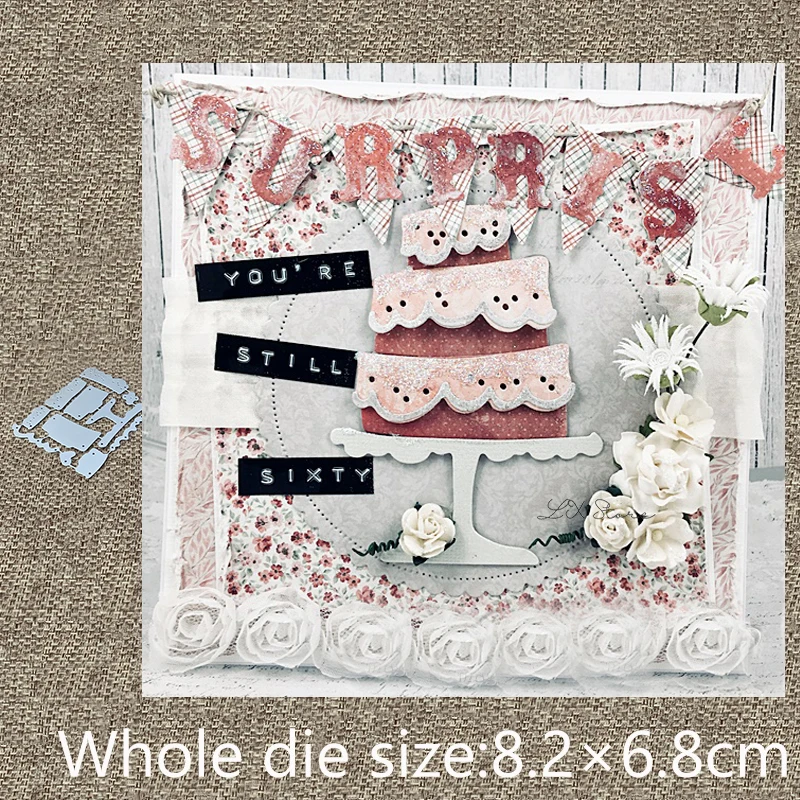 Новый дизайн металлические Вырубные штампы кружевная подставка для торта