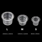 100 шт., одноразовые пластиковые микроблейдинг-чернила для татуировок