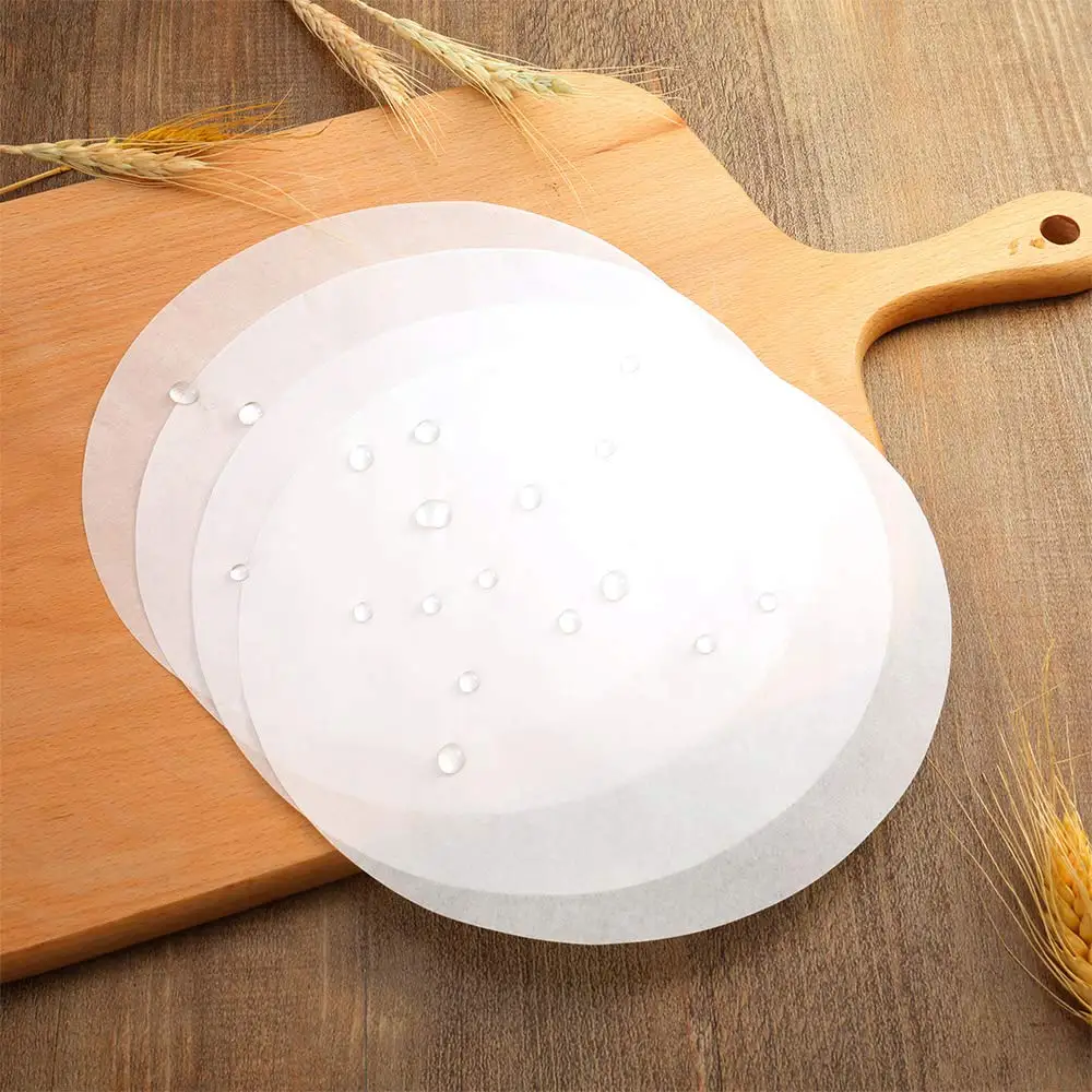 100 шт./упак. 9-дюймовая Подложка для торта антипригарная круглая бумага пергамента