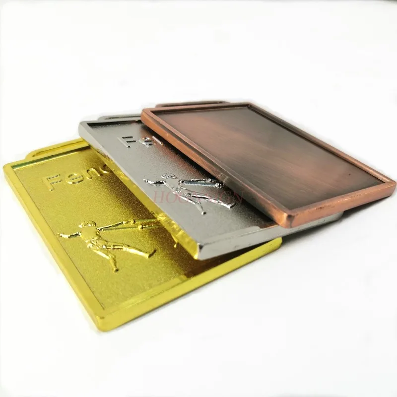 Медаль из металлической фольги медаль золотой для школьных игр на заказ