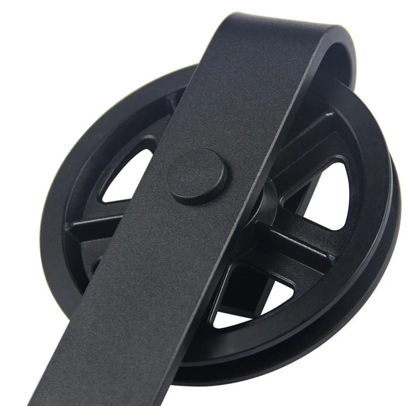 

Barn Sliding Door Hardware (Large Industrial Wheel), Large Wheel Barn Door Hanging Rail,Black