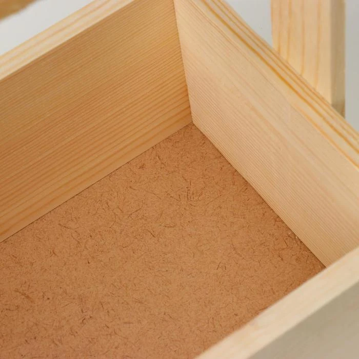 Набор кашпо деревянных ящиков 30×25×20 см &quotС Днём Рождения&quot 3 в 1 гравировка 5420809 |