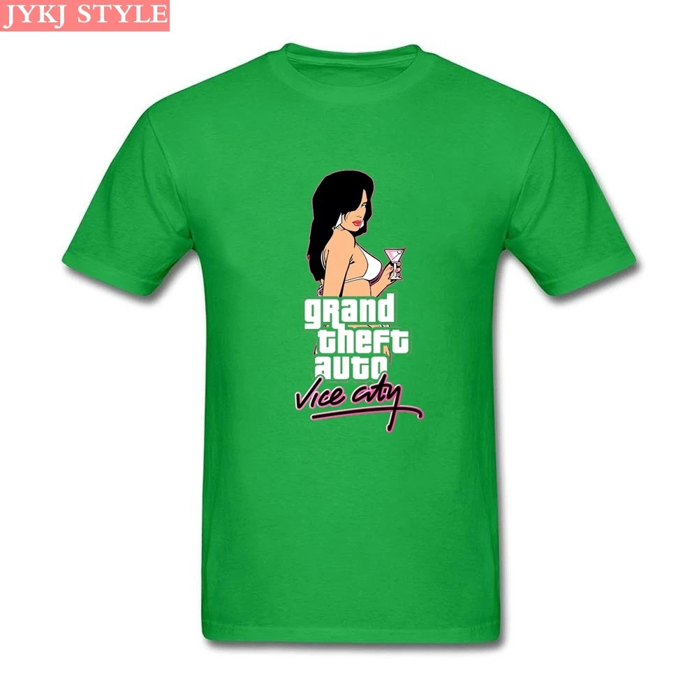 Футболка Grand Theft Auto Vice City одежда на заказ с коротким рукавом хлопковые футболки XXXL