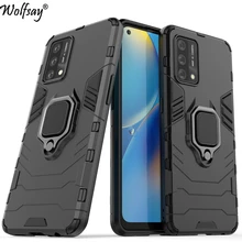 For Oppo Reno 6 Lite Case Bumper Armor PC Magnetic Suction Stand Full Cover For Oppo Reno 6 Lite Case Cover For Oppo Reno6 Lite