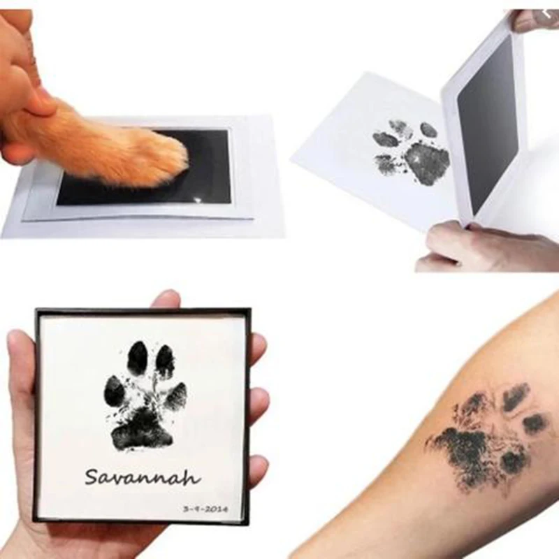 Уход за ребенком нетоксичный отпечаток руки набор для отпечатка ступней