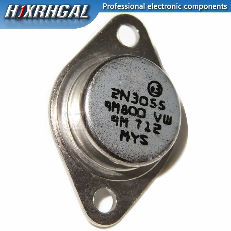 1 шт. транзистор 2N3055 TO 3 15A 60В NPN AF Amp Au|Интегральные схемы| |