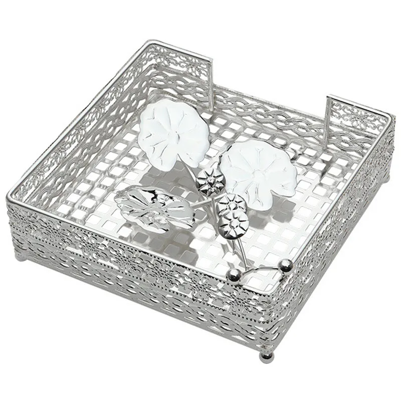 Металлический лоток для хранения украшений Дисплей пластина