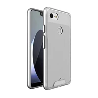 space phone case for google pixel 6 pixel 6 pro soft tpu hard pc clear cover hybrid shockproof shell fundas capa