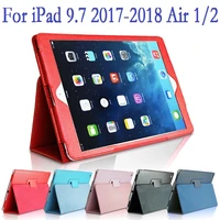 folio coque for ipad 2017 2018 9 7 5th 6th ipad air 1 air 2 case magnetic smart a1566 a1822 pu stand for ipad 2018 air 2 cover