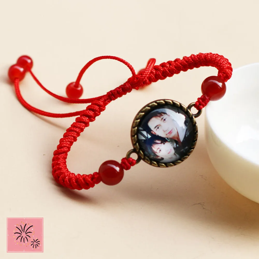 Персонализированное Рождественское украшение в виде Круга Antq Custom Photo добавьте