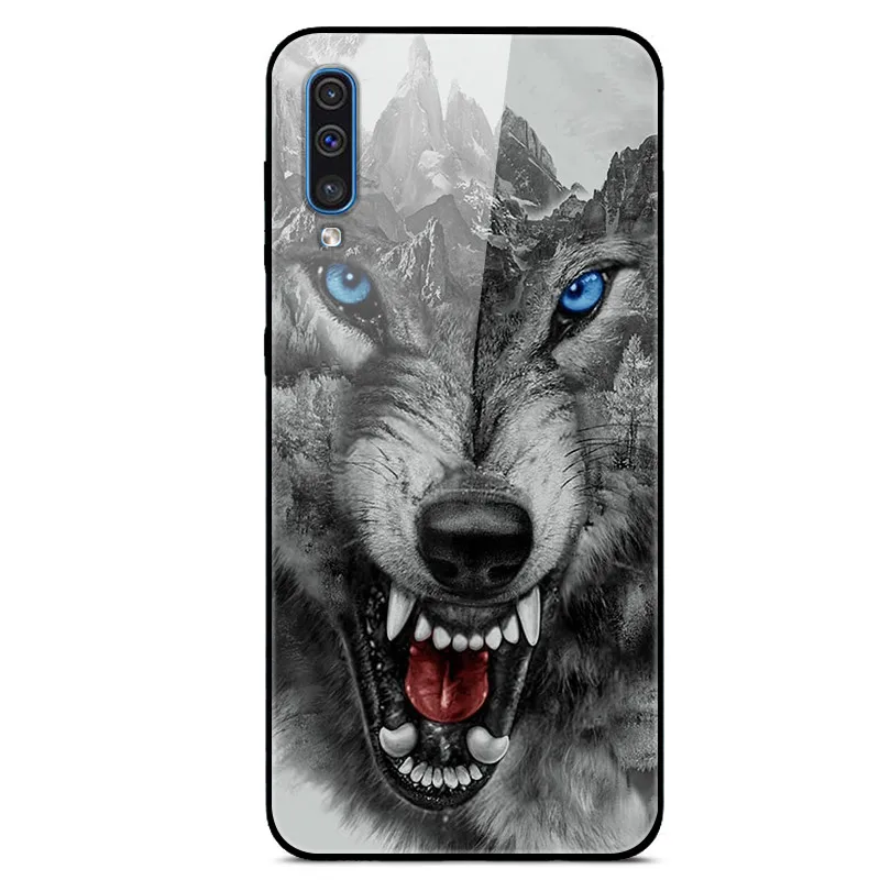 33 Для samsung A70 чехол закаленное Стекло жесткая накладка на заднюю панель для samsung Galaxy A30S A50S A10S чехол для телефона бампер A10 A20 A30 A40 A50 70 - Цвет: 33