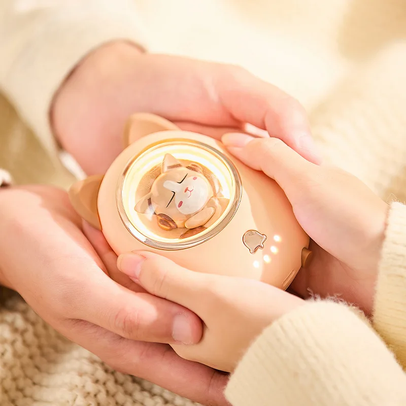 Mini mu&ntilde;eca dos en uno con Usb, calentadores de manos port&aacute;tiles con voltaje DE SEGURIDAD DE 5v, recargable, agarre c&oacute;modo e inteligente, nuevo producto 2021-1