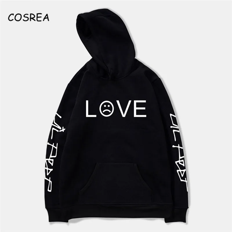 Толстовка Lil Peep Забавный пуловер с 3D рисунком мужская повседневная Уличная