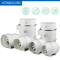 honguan 4 8 220v silent inline duct fan home power exhaust extractor hydroponic blower for kitchen bathroom grow tent vent