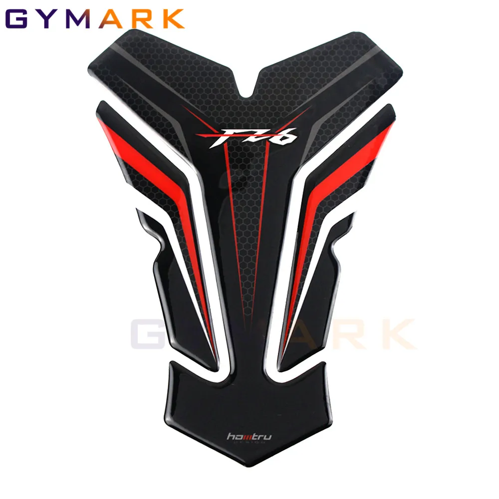 For YAMAHA FZ6 FZ6S FZ6N Fazer Motorcycle 3D Resin Fuel Tank Gasket Protection Sticker Decal | Автомобили и мотоциклы