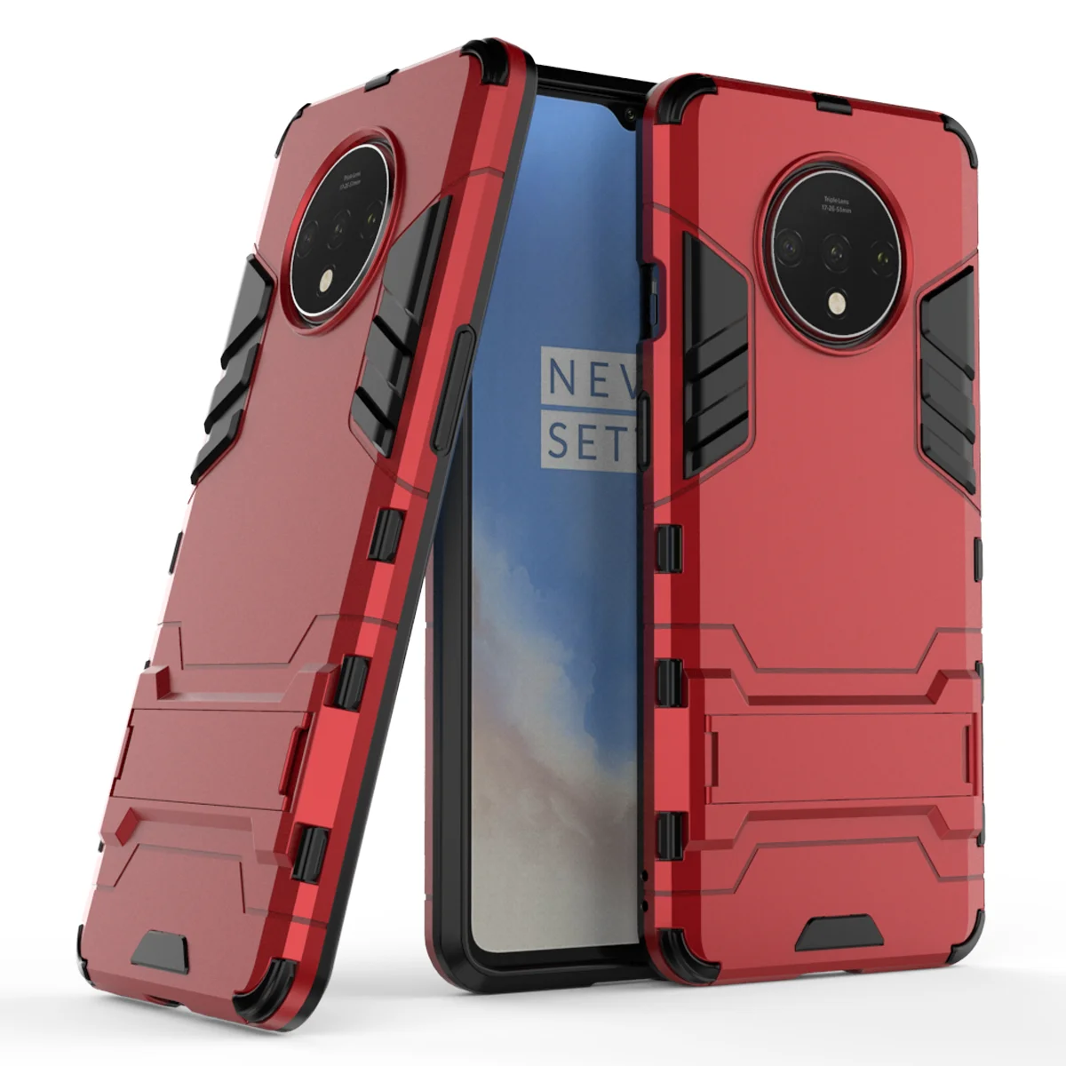 Чехол для OnePlus 7T One plus 7t противоударный жесткий силиконовый чехол подставка Plus