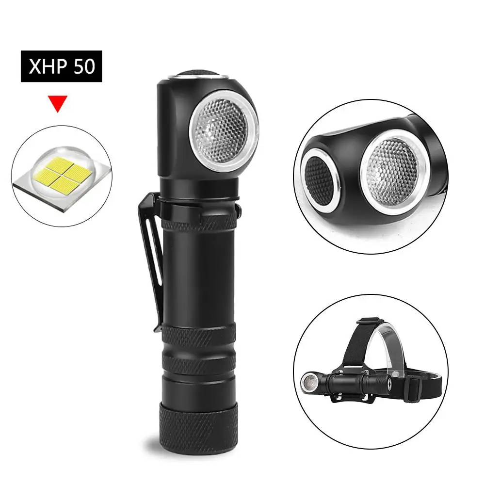 Светодиодный фонарик GloryStar XHP50 с магнитной зарядкой многофункциональный фонарь