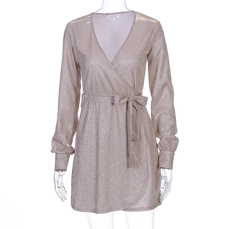 

Lofia Winter Dresses for Women Long Sleeved Dresses Vestido Elegante V Neck Mini Dress Woman Black Dress Sexy Long Sleeve 2020