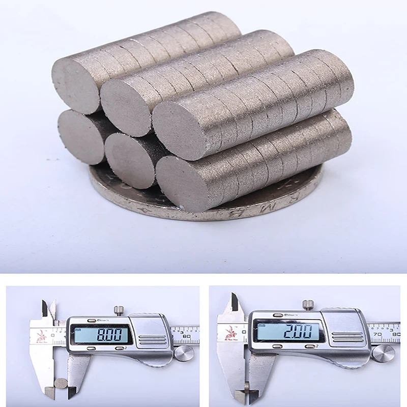 Круглые мощные кобальтовые магниты Samarium 2x1 мм 2x2 3x1 3x2 3x3 4x1 4x2 ~ 5x5 круглые Дисковые
