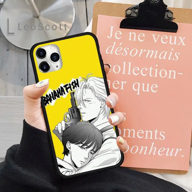 

Banana Fish Anime Phone Case for iPhone 11 12 mini pro XS MAX 8 7 6 6S Plus X 5S SE 2020 XR