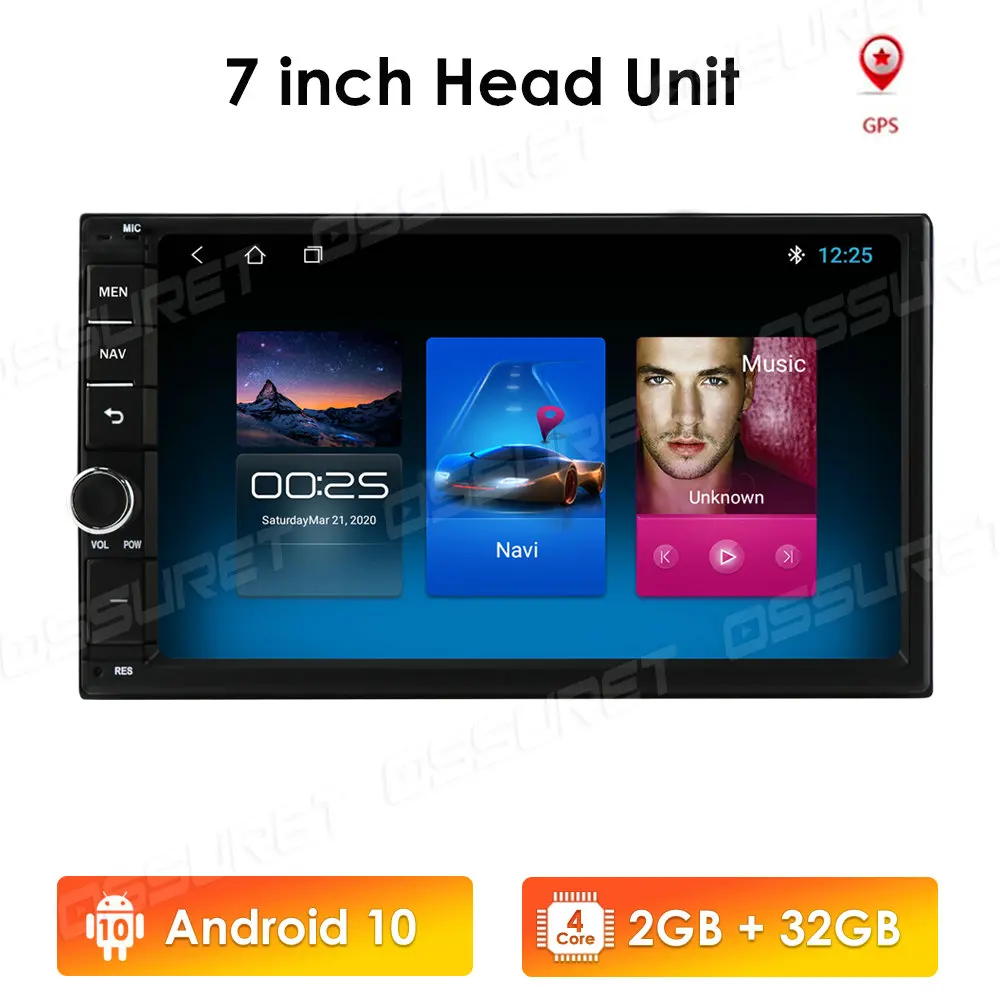 Автомагнитола на Android 10 универсальный мультимедийный видеоплеер с GPS для Volkswagen