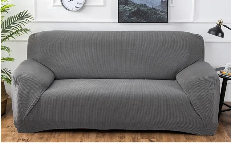 

Покрывало для одноместного дивана, однотонное, с флисовой подкладкой, для 2/3/4 мест, для гостиной, г-образное