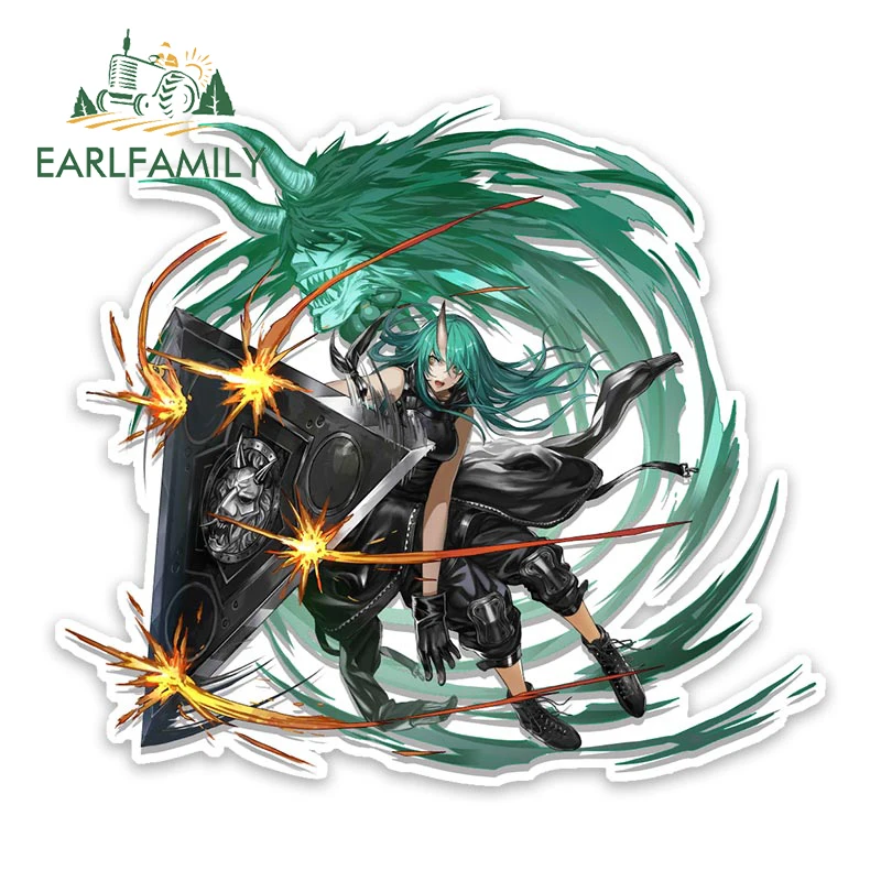 EARLFAMILY 13 см x 11,7 см для arknight Hoshiguma тонкая наклейка Campervan автомобильные наклейки RV JDM мотоцикл ноутбук окклюзия царапины