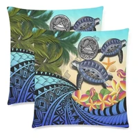american samoa pillow cases green turtle pillowcases throw pillow cover home decoration double sided printing