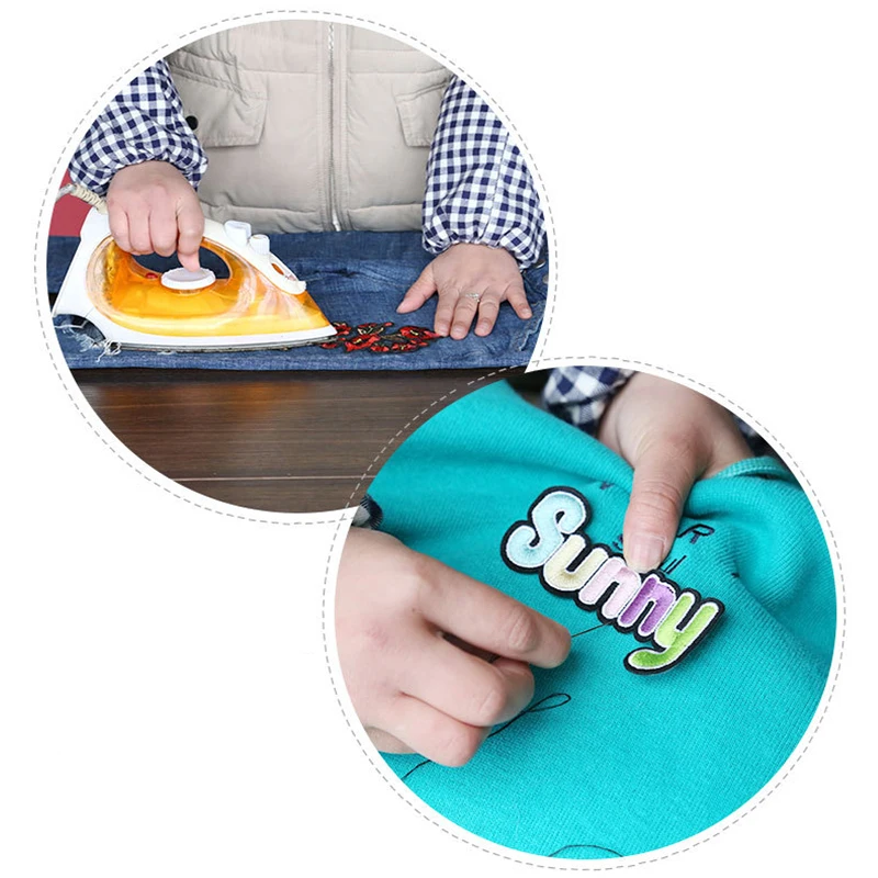 Цветной детский школьный рюкзак с нашивкой от солнца Одежда DIY вышитая Милая